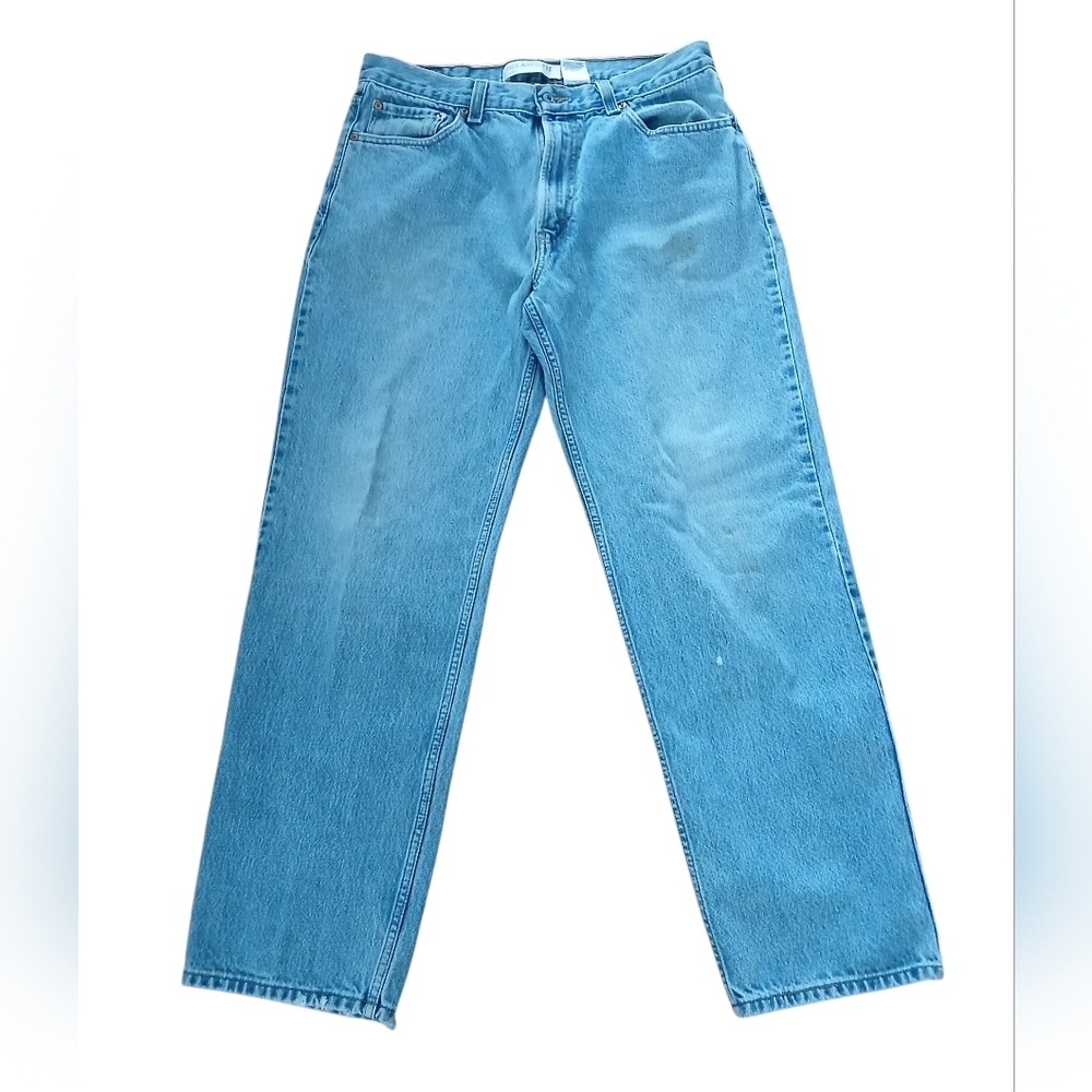 Levi's 550 Relaxed Fit Men's Size 36×32 Light Blue Straight Jeans